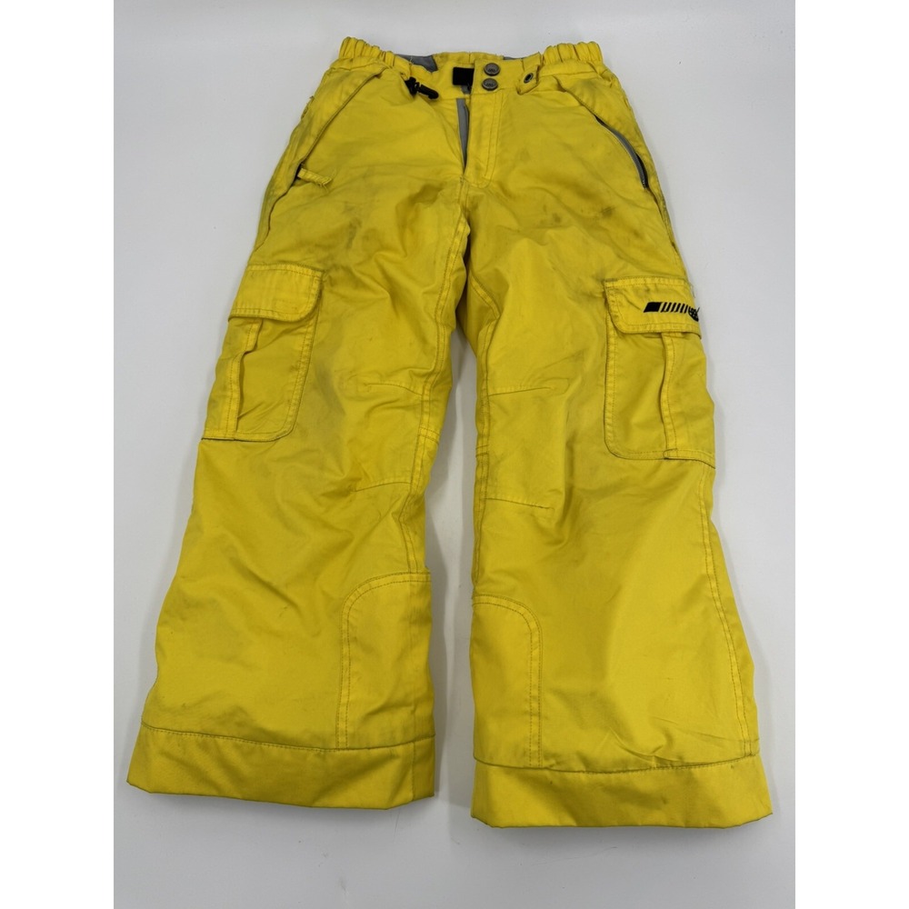686 Boys XS Yellow‎ Waterproof Snowboarding Cargo Pants Infidry Youth Evolution